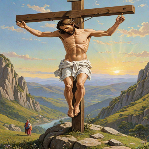 jesus on the cross clipart
