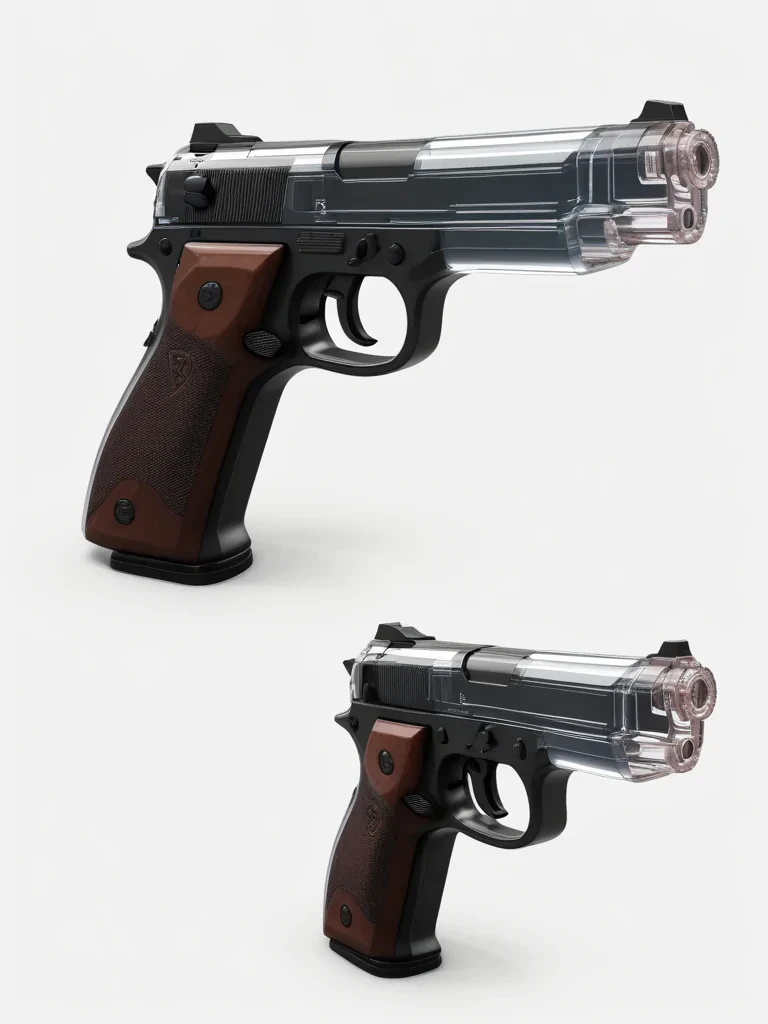 transparent gun png