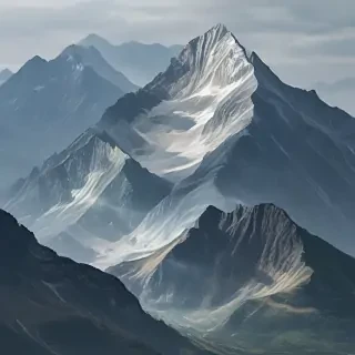 transparent mountains