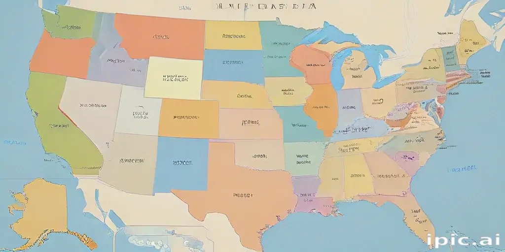 map of the usa states
