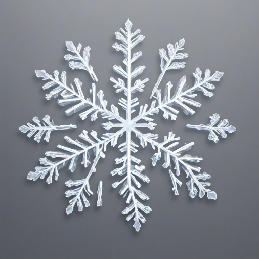 transparent background snowflake clipart