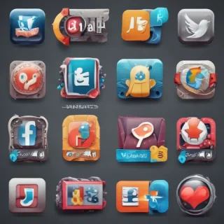 social media icons