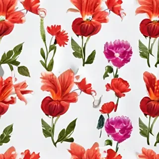 flower with white background