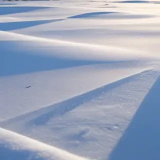 transparent snow