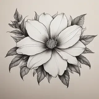 flower drawwing