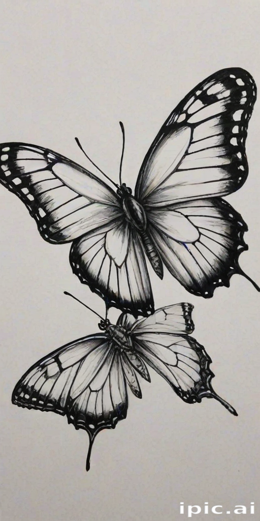 buterfly drawings