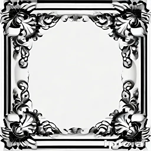 border clip art black and white