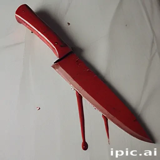bloody knife aesthetic