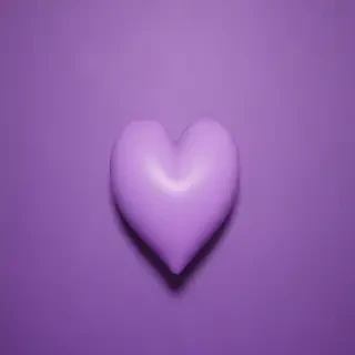 purple aesthetic heart