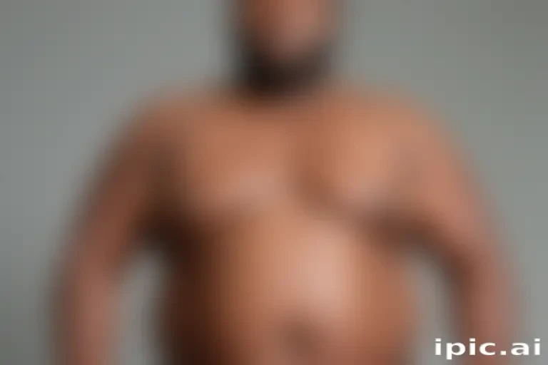 black fat man