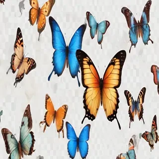 butterflies transparent background