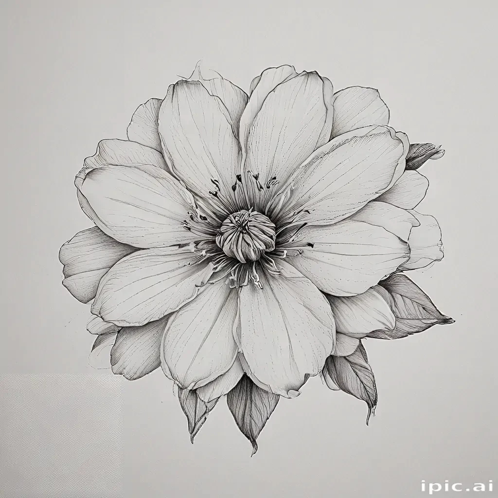 flower drawwing