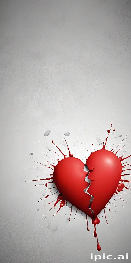 broken heart background