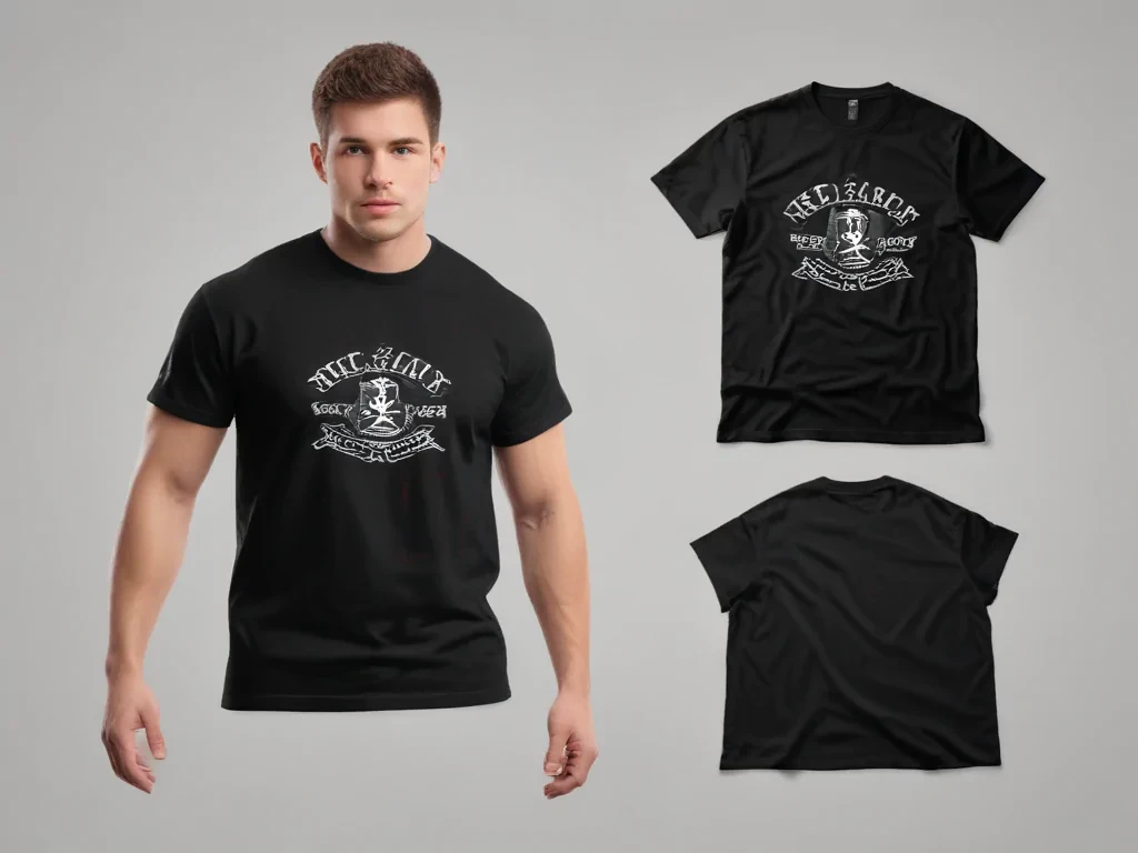 black t-shirt png