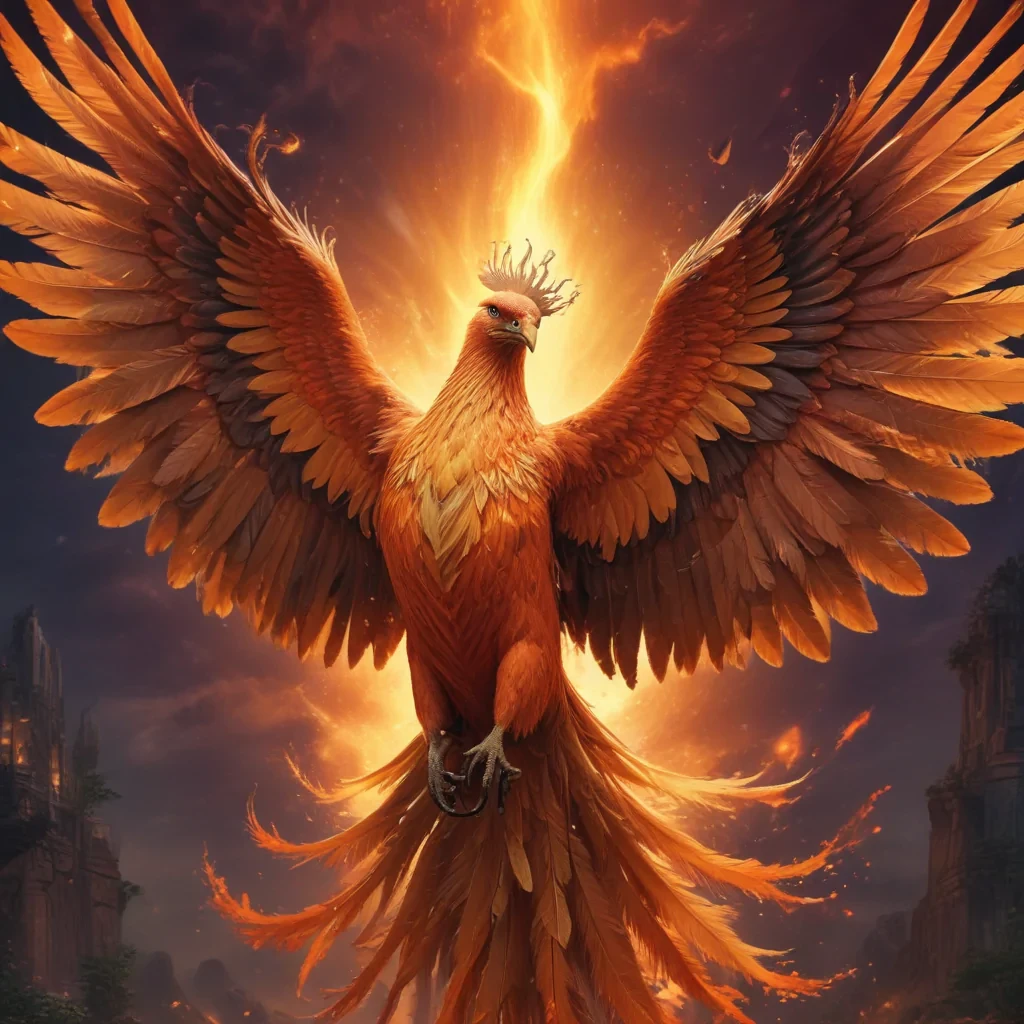 phoenix bird wallpaper