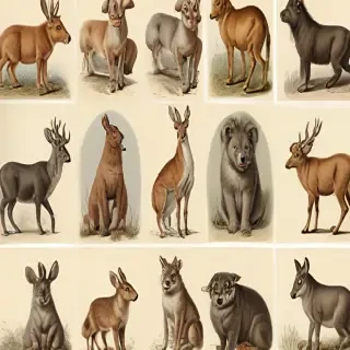 vintage illustrations animals