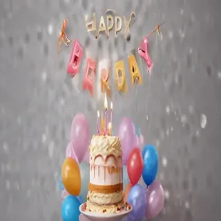 happy birthday transparent background