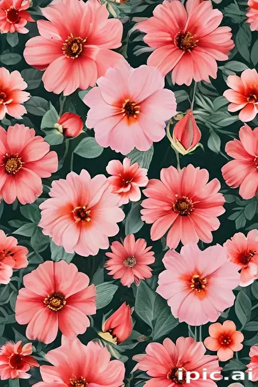 flowers with no background