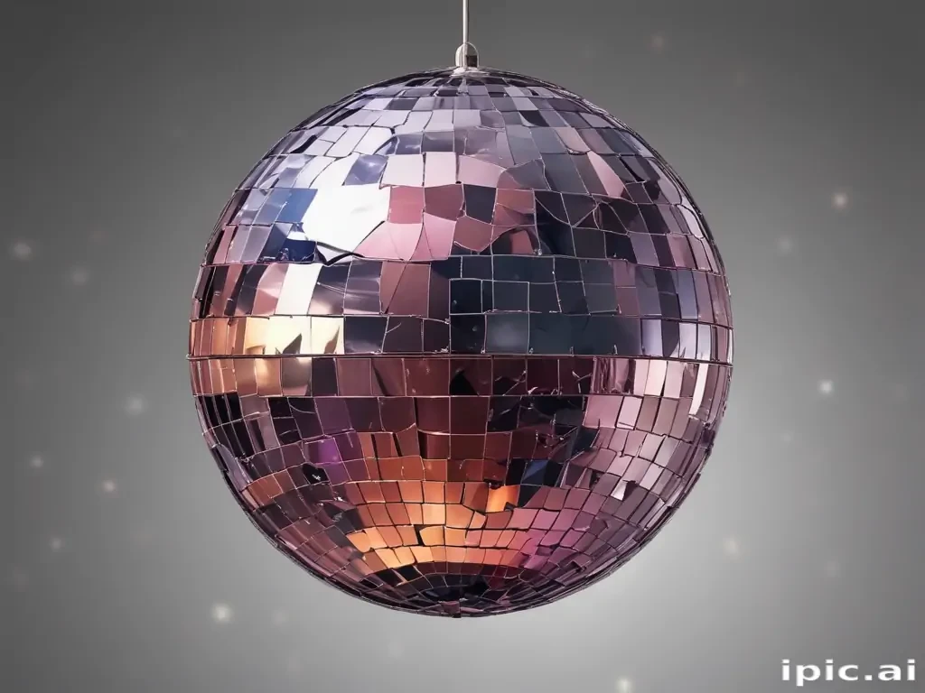 transparent background disco ball png