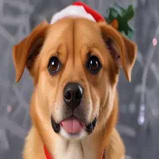 pictures of dogs christmas