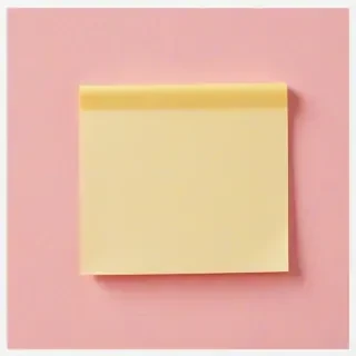 aesthetic cute sticky note png