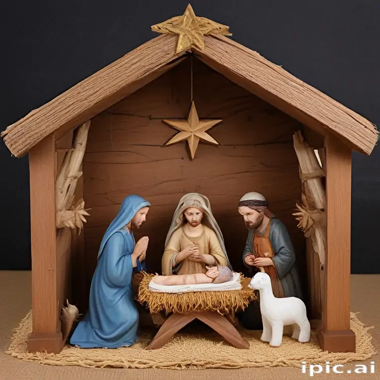 free christmas nativity scene