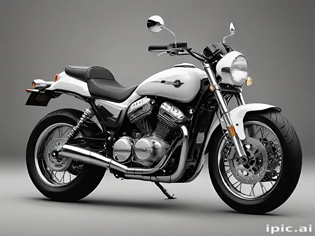 motorcycle clipart black and white