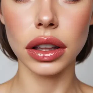transparent lips