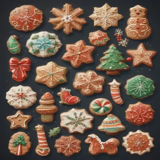 clip art christmas cookies