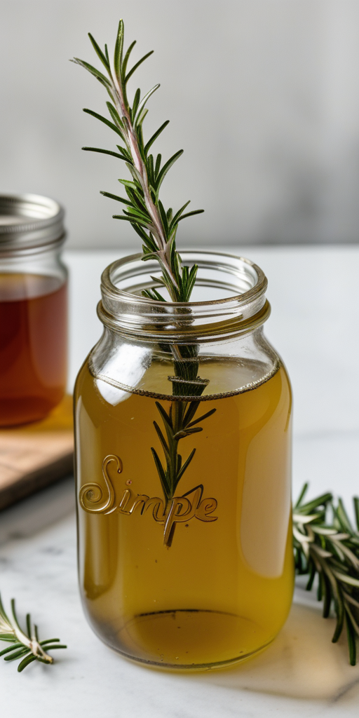 how to make rosemary simple syrup