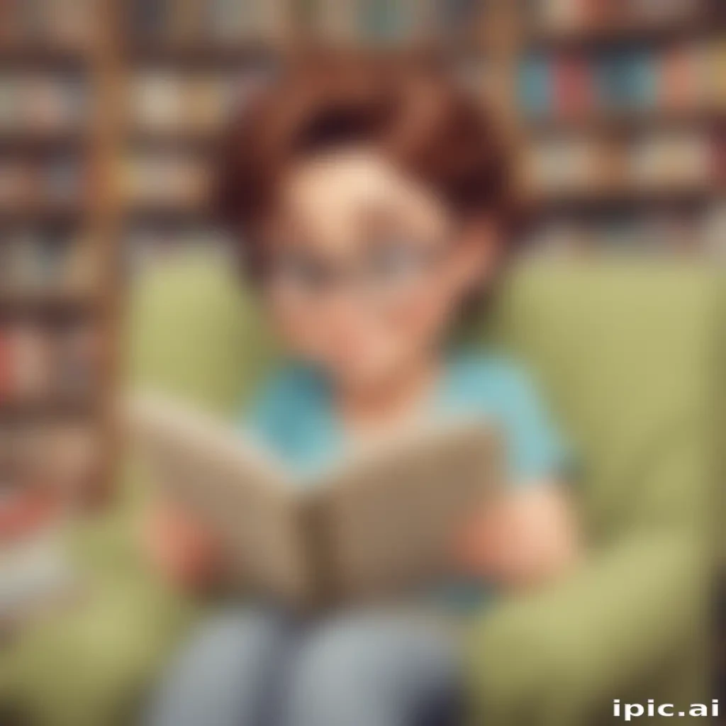 cartoon of reading
