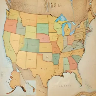 map united states