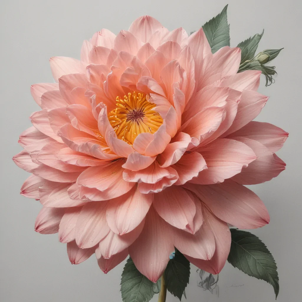 pencil drawing flowers
