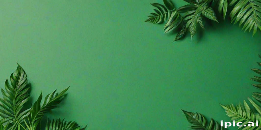 green aesthetic background