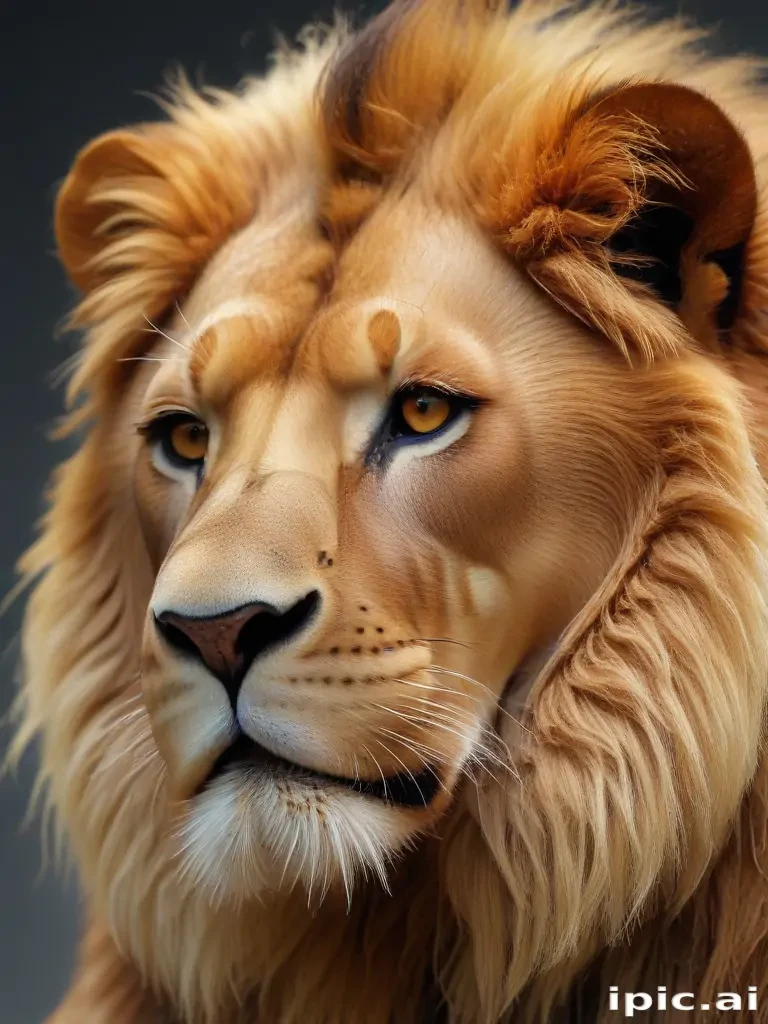 transparent lion