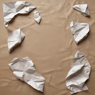 crumpled paper overlay