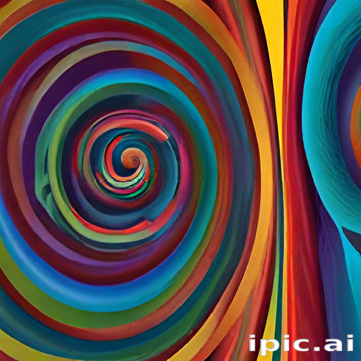 Vibrant Swirls of Color Creating a Dynamic Abstract Visual Experience
