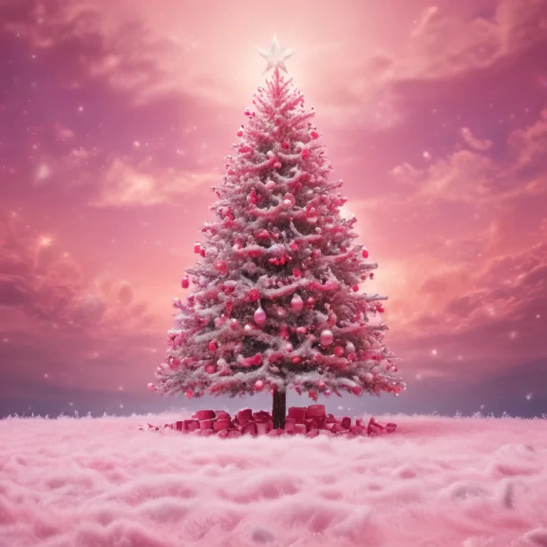 christmas background pink
