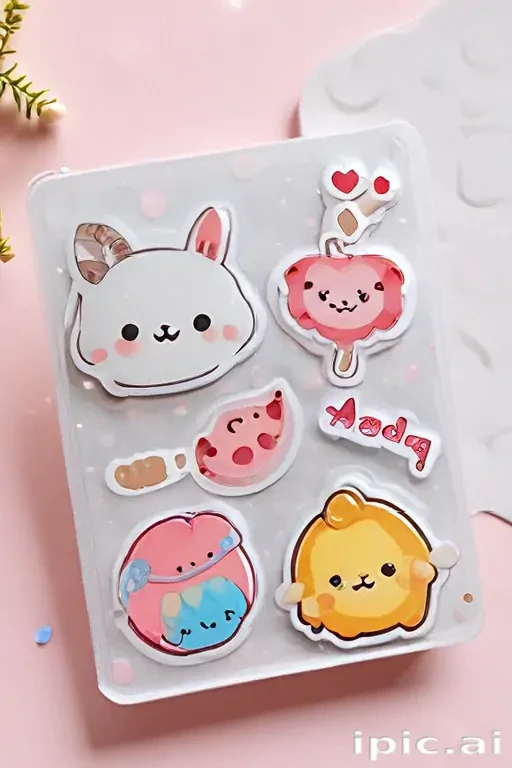 transparent cute stickers