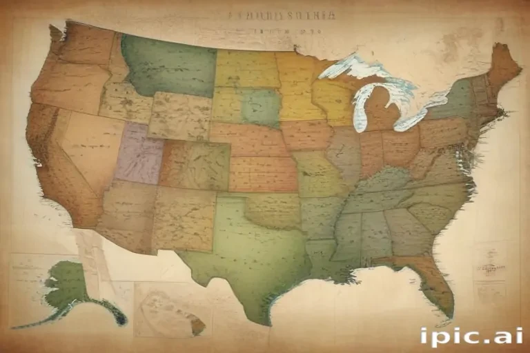 usa map states