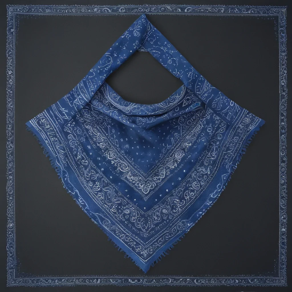 blue bandana png