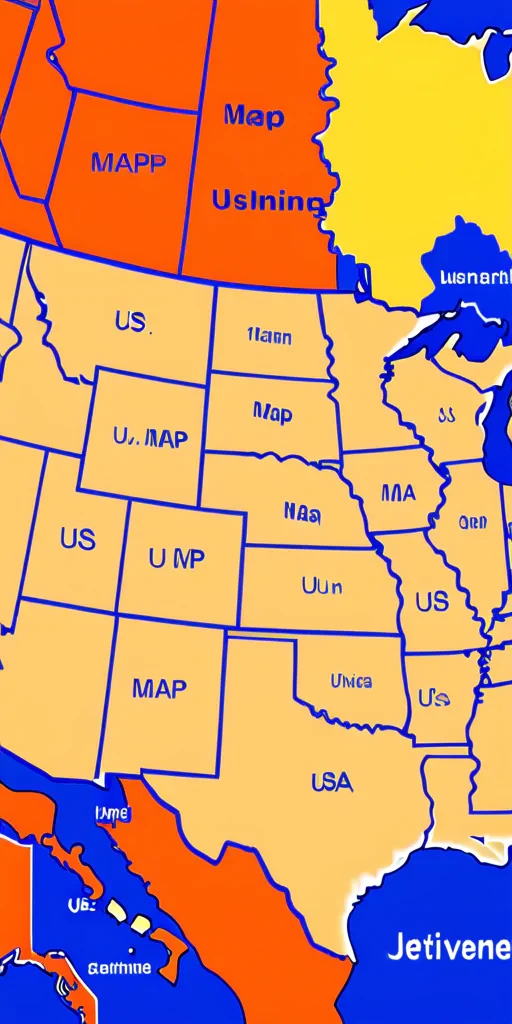 u.s map