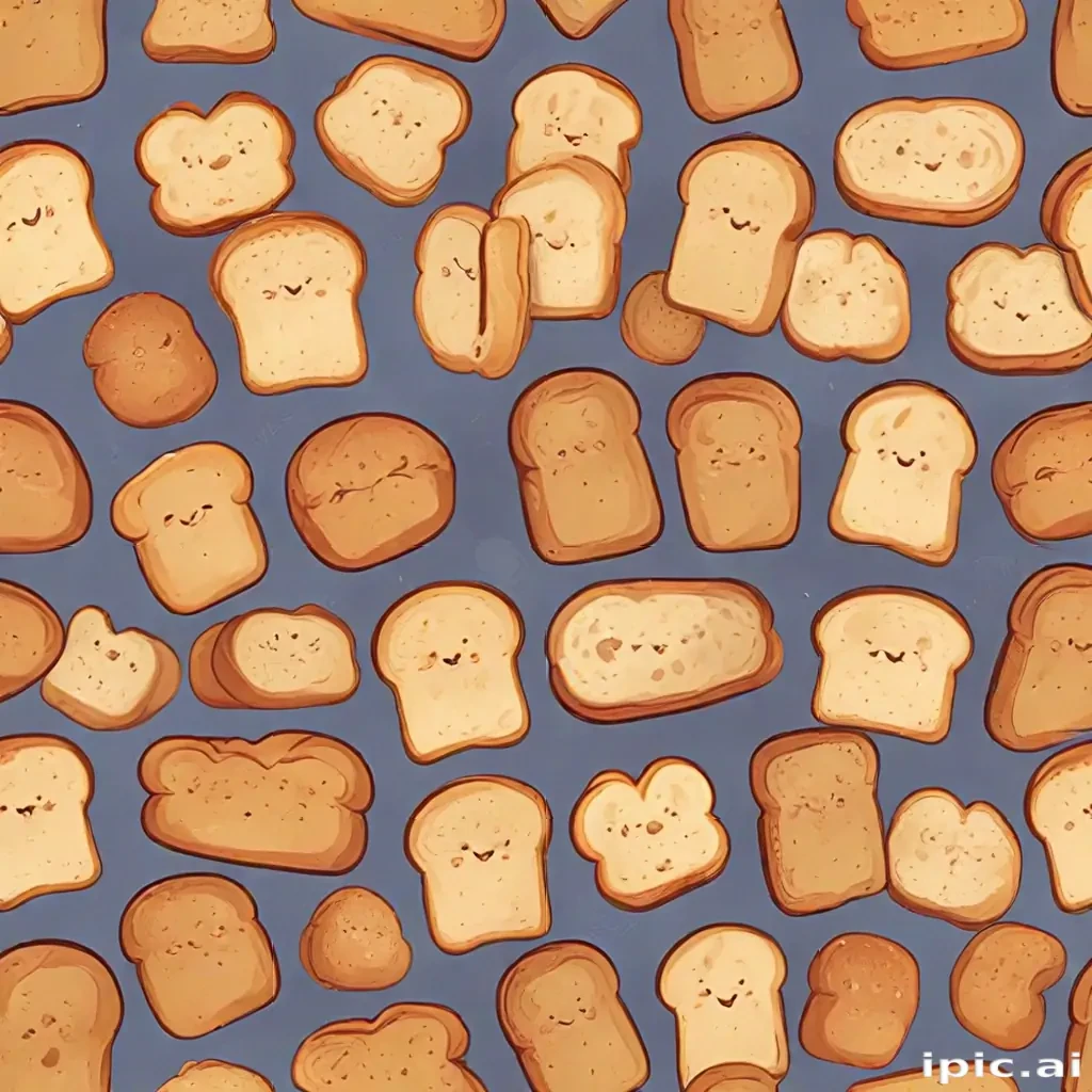 bread in cartoon