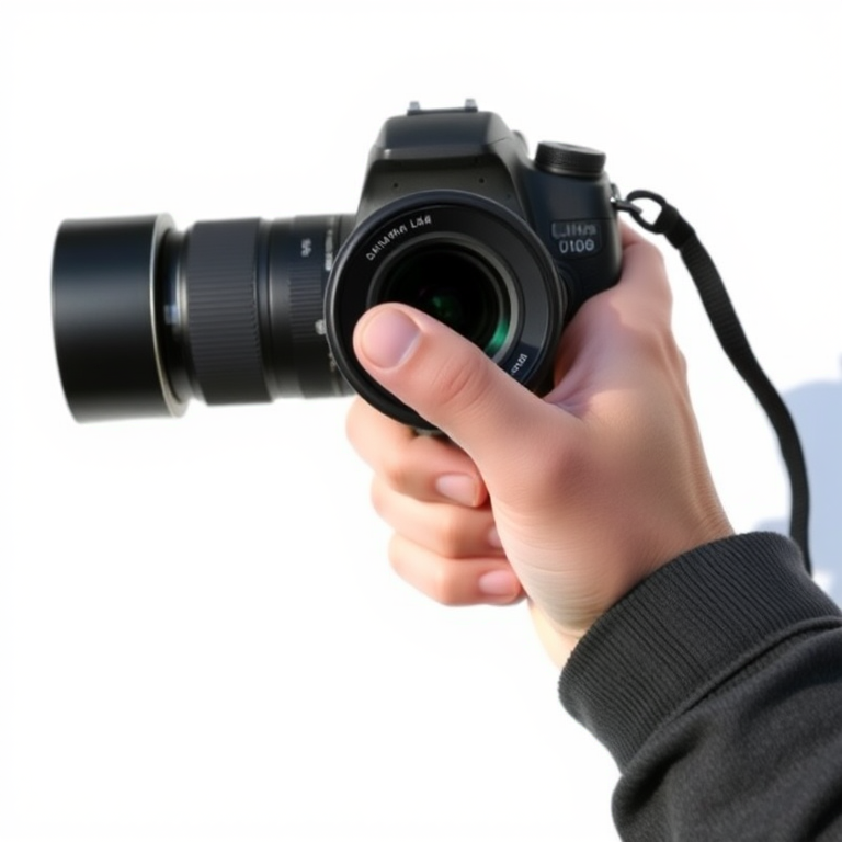 Create a high-resolution image of a stylized hand pointing, using a DSLR camera with a 50mm lens, aperture set to f/1.8, ISO 100, shot in natural light from a top-down angle, ensuring a clean white background for contrast and clarity.