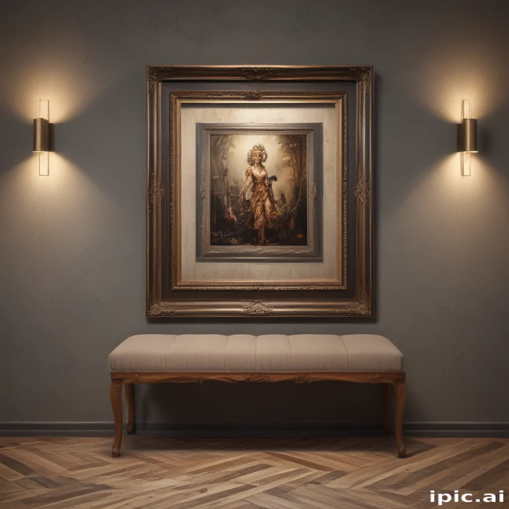 framed art mockup