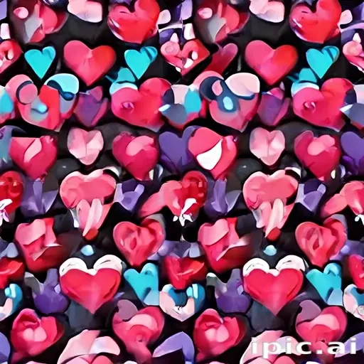 hearts background wallpaper