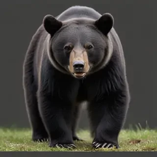 black bear png