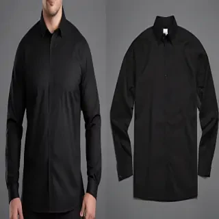 black mockup shirt