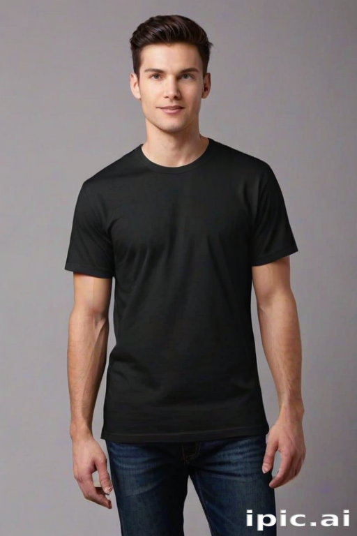 black shirt mockup