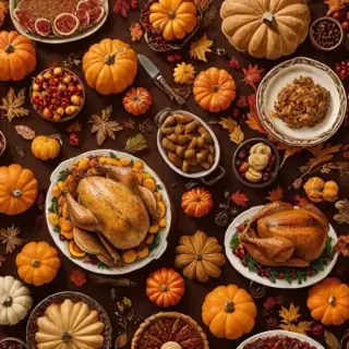 thanksgiving background aesthetic